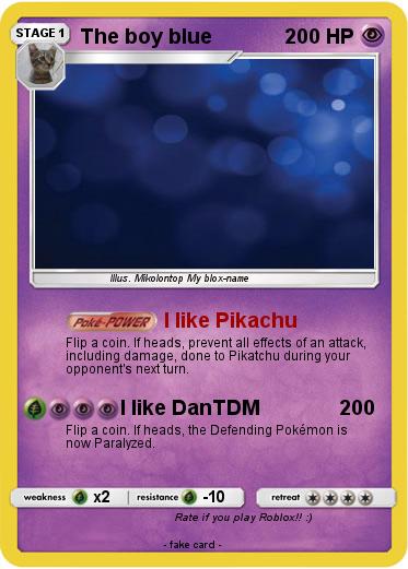 Pokemon The boy blue