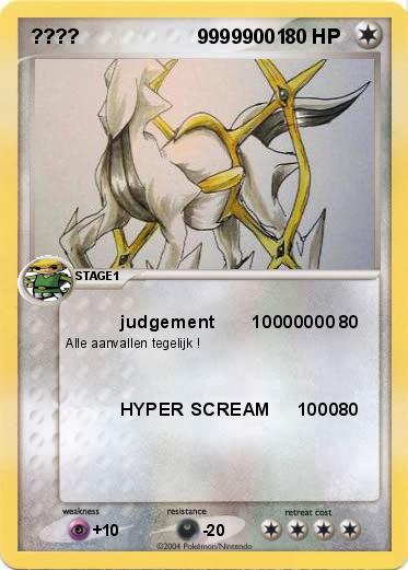 Pokemon ????                     99999001