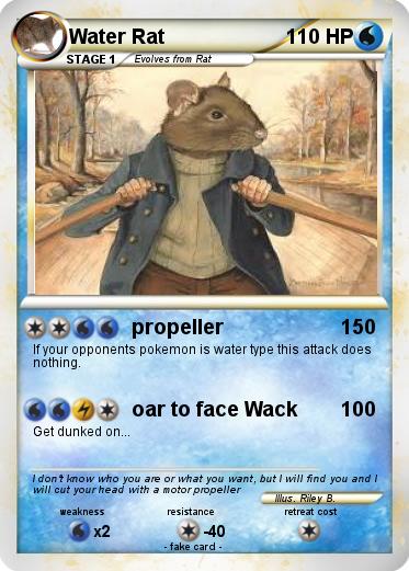 Pokemon Water Rat