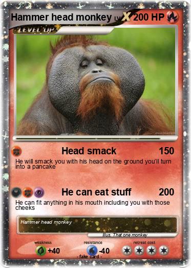 Pokemon Hammer head monkey