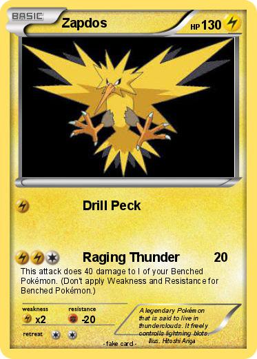 Pokemon Zapdos