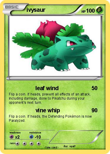 Pokemon ivysaur