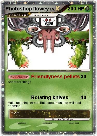 Pokemon Photoshop flowey