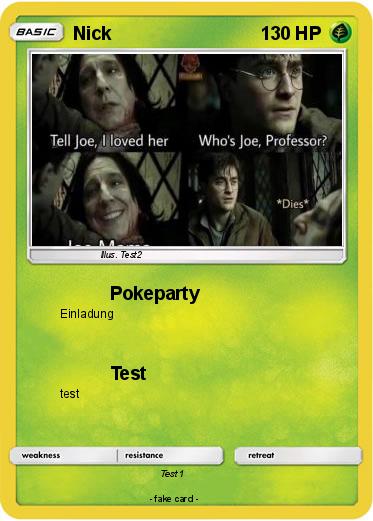 Pokemon Nick