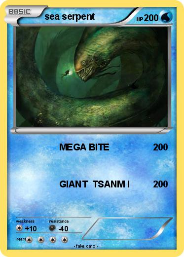 Pokemon sea serpent