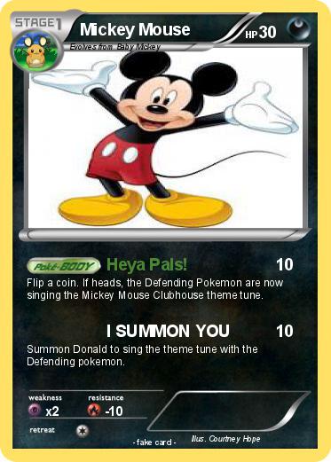 Pokemon Mickey Mouse