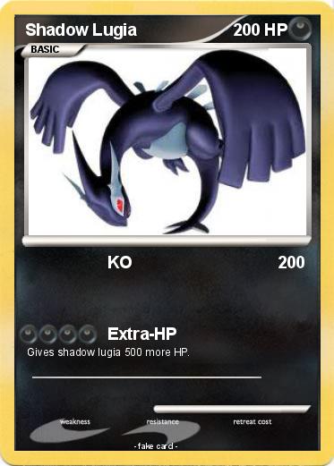 Pokemon Shadow Lugia