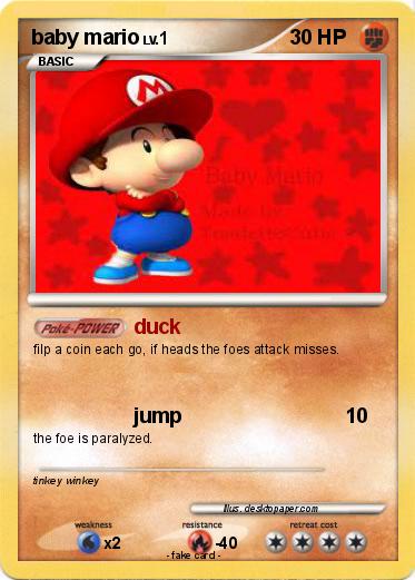 Pokemon baby mario