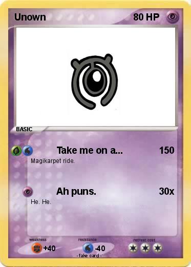 Pokemon Unown