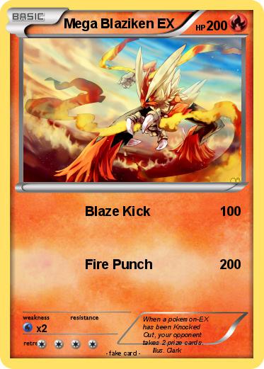 Pokemon Mega Blaziken EX