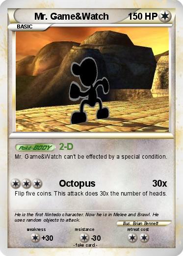 Pokemon Mr. Game&Watch