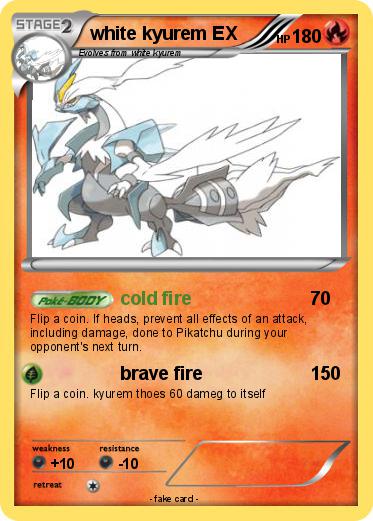 Pokemon white kyurem EX