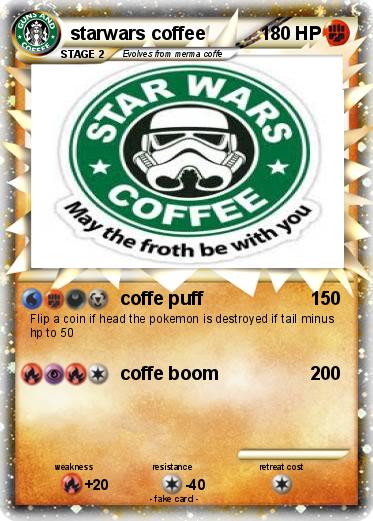 Pokemon starwars coffee