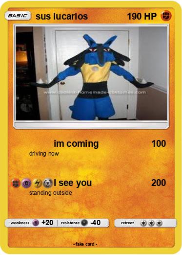 Pokemon sus lucarios