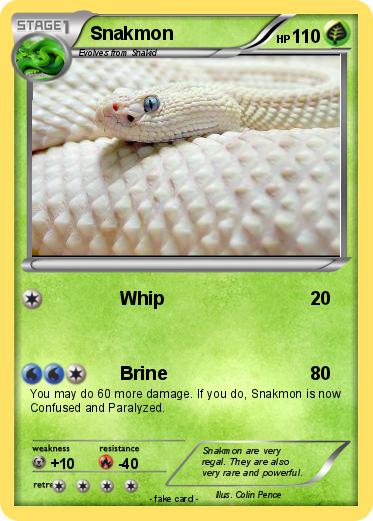 Pokemon Snakmon