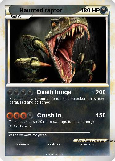 Pokemon Haunted raptor