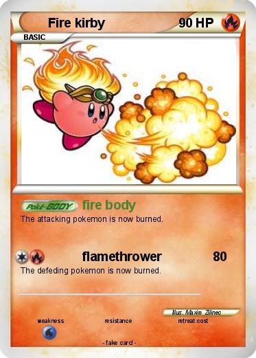 Pokemon Fire kirby
