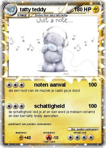 Pokemon tatty teddy
