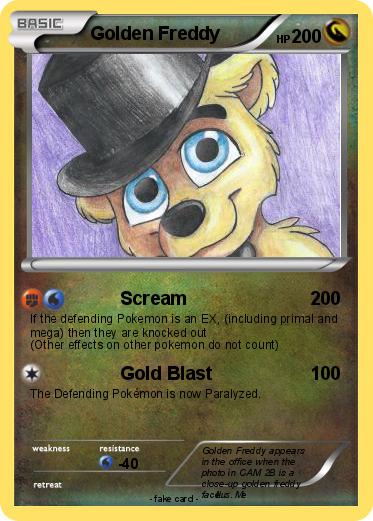 Pokemon Golden Freddy