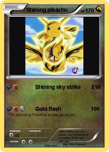 Pokemon Shining pikachu