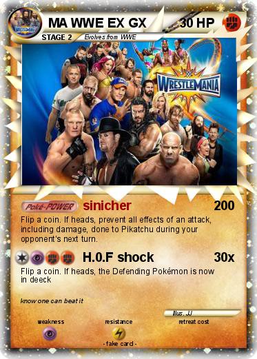 Pokemon MA WWE EX GX