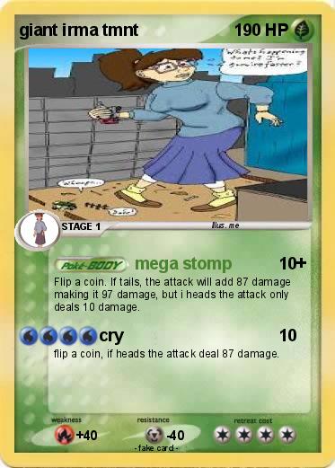 Pokemon giant irma tmnt