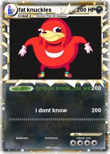 Pokemon fat knuckles