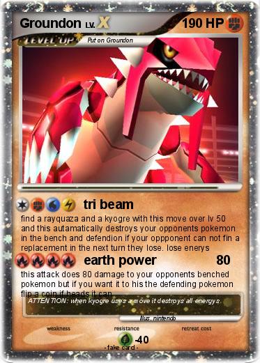Pokemon Groundon