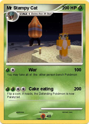 Pokemon Mr Stampy Cat