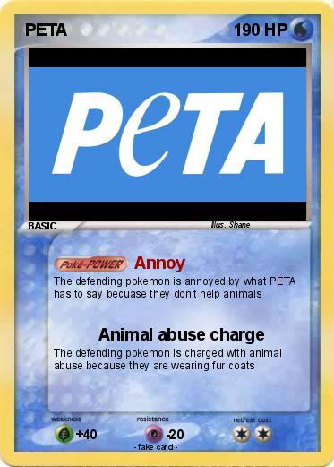 Pokemon PETA