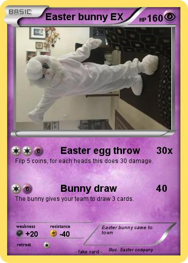 Pokemon Easter bunny EX