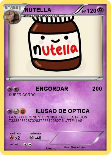 Pokemon NUTELLA