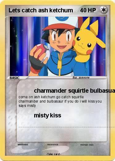 Pokemon Lets catch ash ketchum