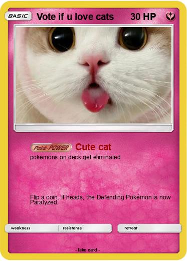 Pokemon Vote if u love cats