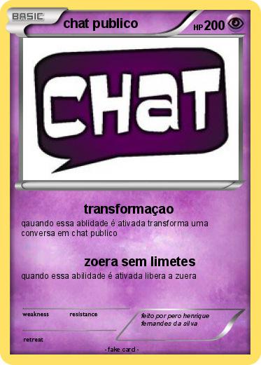 Pokemon chat publico