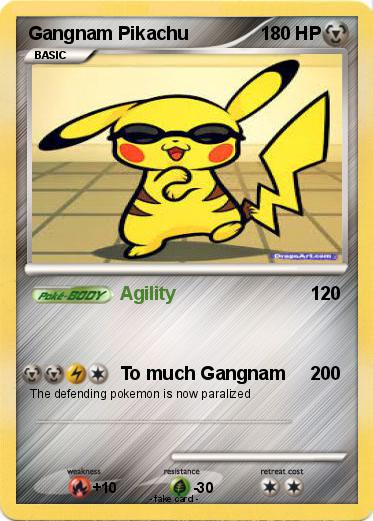 Pokemon Gangnam Pikachu