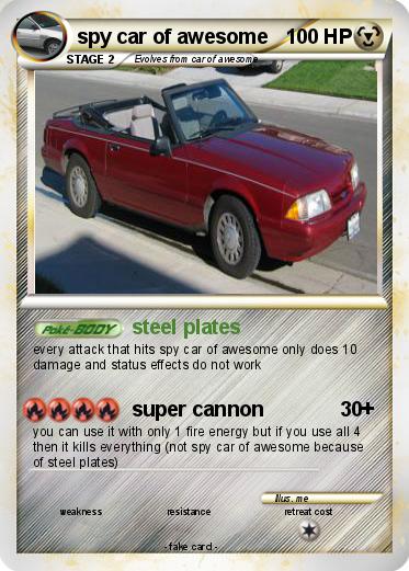 Pokemon spy car of awesome
