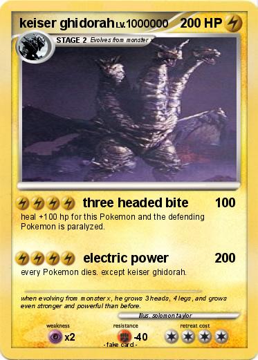 Pokemon keiser ghidorah