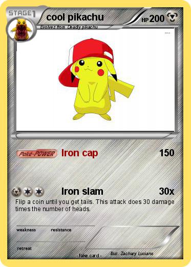 Pokemon cool pikachu