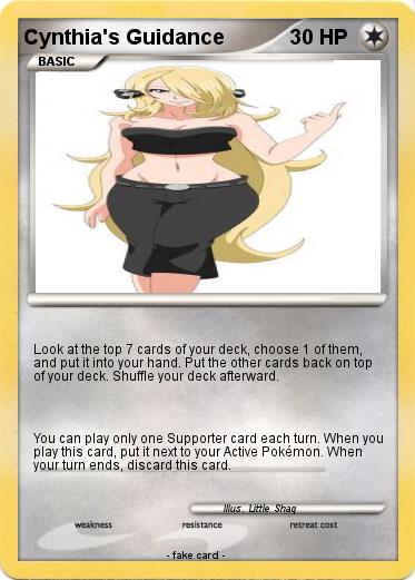 Pokemon Cynthia's Guidance