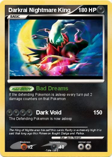 Pokemon Darkrai Nightmare King