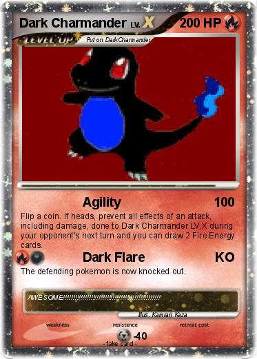 Pokemon Dark Charmander