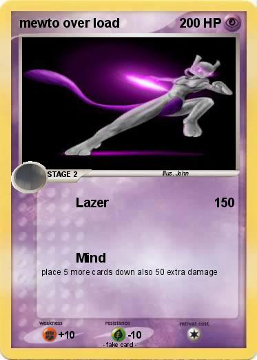 Pokemon mewto over load