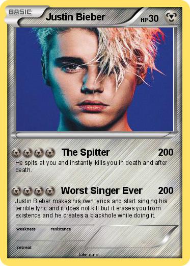 Pokemon Justin Bieber