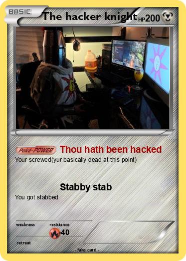 Pokemon The hacker knight