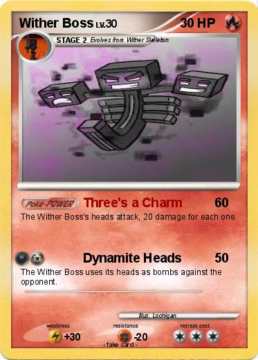 Pokemon Wither Boss Pokemon Wither Boss
