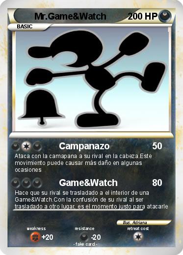 Pokemon Mr.Game&Watch