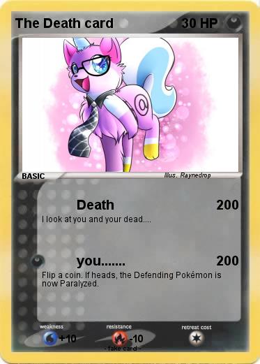 Pokemon The Death card