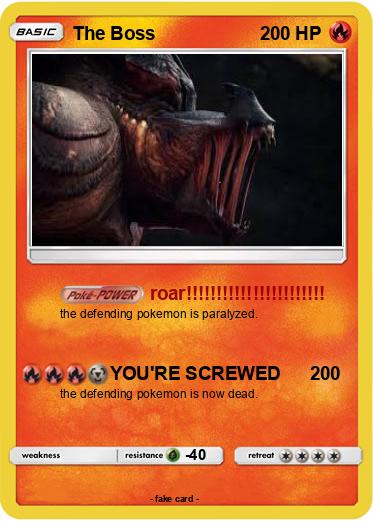 Pokemon The Boss