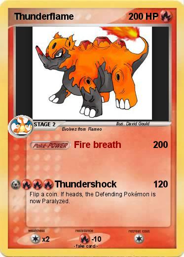 Pokemon Thunderflame